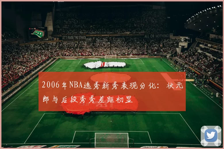 2006年NBA选秀新秀表现分化：状元郎与后段秀秀差距初显