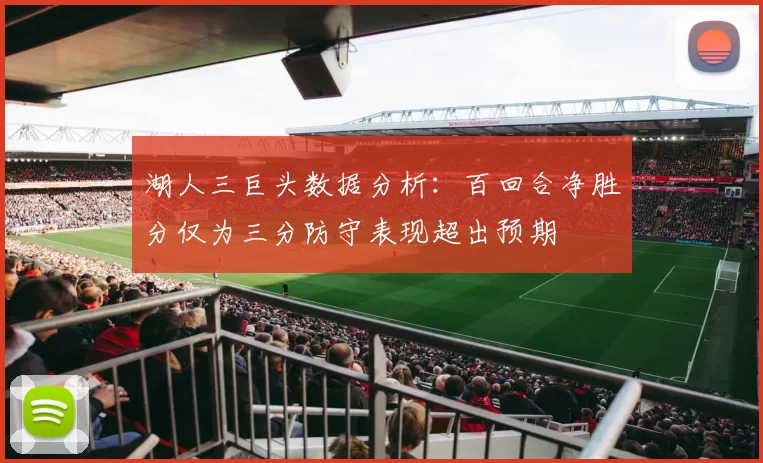 湖人三巨头数据分析：百回合净胜分仅为三分防守表现超出预期